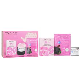 TEAOLOGY - Peach Tea Hydrating Forever Beauty Ritual Set: Hydra Cream 50ml+Peach Tea Mask 21ml+ Reusable Face+Eye Mask 505594 3pcs