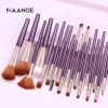 Maange 18 PCs Soft Fluffy Makeup Brushes Set for cosmetics Foundation Blush Powder Eyeshadow Kabuki Blending Makeup brush beauty