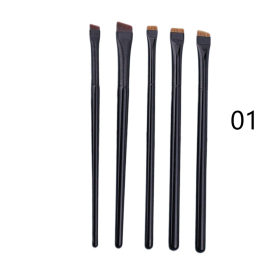 5 Pieces Makeup Brush Set Blade Eyebrow Brush Eyeliner Brush Concealer Brush Mink Hair Nose Shadow Brush Beauty Tools (model: 1)