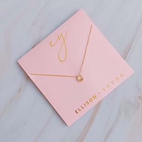 Understated Beauty Initial Necklace (Initial: G)