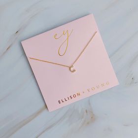 Understated Beauty Initial Necklace (Initial: C)