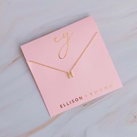 Understated Beauty Initial Necklace (Initial: N)