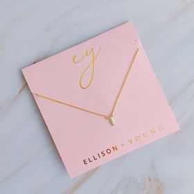 Understated Beauty Initial Necklace (Initial: T)