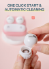 FlutterGlow Mini Beauty BrowWash: Portable Electric VibeLens Cleaner & Makeup Mover